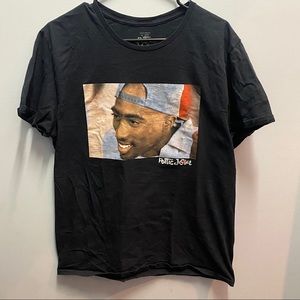Poetic Justice Tupac graphic hip-hop t-shirt